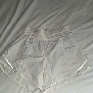 Lululemon Athletica White Athletic Shorts Lightweight Size 4